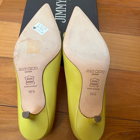 Jimmy Choo Mustard Heel! - Picture 5 of 5